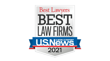 U.S. News Best Law Firms of 2021 Recognition